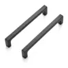 Hardwify 30-Pack Matte Black Square Cabinet Handles – 5-Inch Modern Drawer Pulls for Kitchen, Bathroom & Furniture