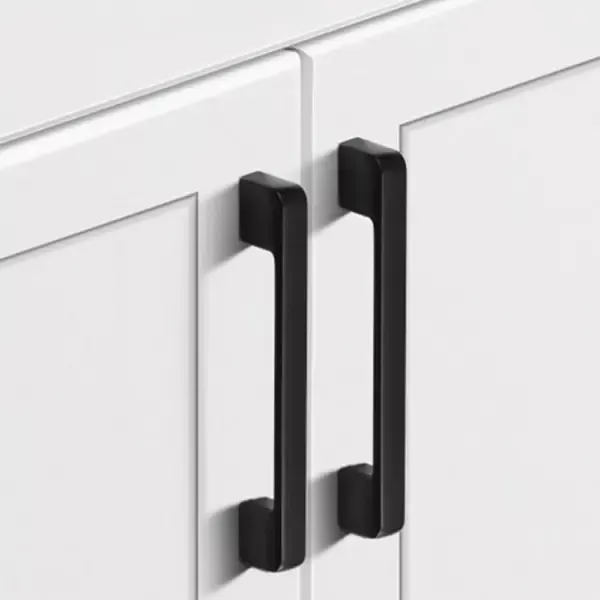 Hardwify Matt Black Cabinet pulls– Modern Zinc Alloy Pulls for Kitchens & Bathrooms - Image 3
