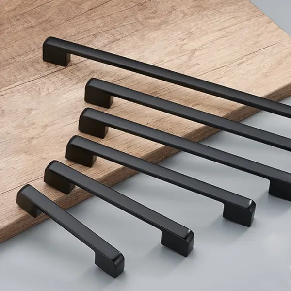 Hardwify Matt Black Cabinet pulls– Modern Zinc Alloy Pulls for Kitchens & Bathrooms - Image 2